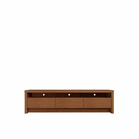 DESIGNED TO FURNISH 70.86 in. Sylvan TV Stand with 3 Drawer Maple Cream DE3067604